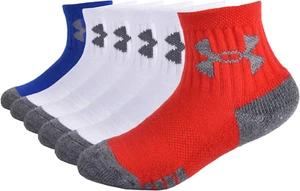 Boys' Multi Pack Quarter Sock - Picture 1 of 9