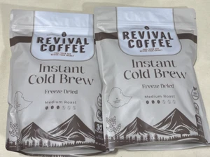 2X Revival Coffee Instant Cold Brew - Freeze Dried - Medium Roast - 10/30/2026 - Bild 1 von 7