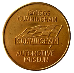 Ficha de 1,25 pulgadas Briggs Cunningham Automotive Museum Costa Mesa California - Imagen 1 de 3