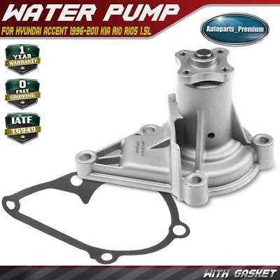 Nueva bomba de agua del motor con junta para Hyundai Accent Kia Rio Rio5 L4 1.5L 1.6L Foto 1 de 4