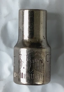 CRAFTSMAN TOOLS USA G 43511, 1/4" DRIVE, 5.5MM. SOCKET, SHALLOW, 6 POINT. - Bild 1 von 8