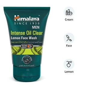 Himalaya MEN Intense Oil Clear Lemon Face Wash, 100ml with free shipping - Picture 1 of 8