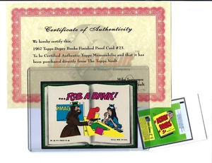 1967 DOPEY BOOKS TOPPS VAULT FINISHED PROOF CARD #23... 1/1 **ALA WACKY PACKAGES - Picture 1 of 2