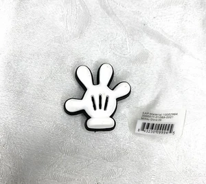 Mickey Glove Jibbitz Crocs NWT - Picture 1 of 4