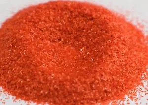 Vivid Orange Metal Flake Pearl 6 Oz .015 0.015 Paint Quality Hot Rod Motorcycle - Picture 1 of 6