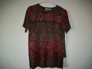 TICKETS CLOTHING SUIT TOP AND SKIRT Women's, TOP ON FLORAL PRINTS (S) PETITE - Picture 1 of 5