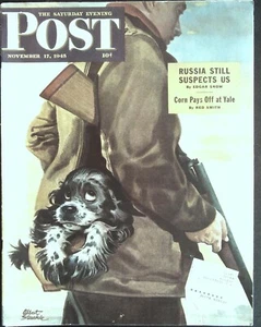 Saturday Evening Post November 17, 1945 Albert Staehle, Complete Magazine - Picture 1 of 1