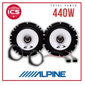 2006-2014 Alpine Vauxhall Corsa D 6.5 " 440W Front Door Car Audio Speaker Pair - Picture 1 of 4
