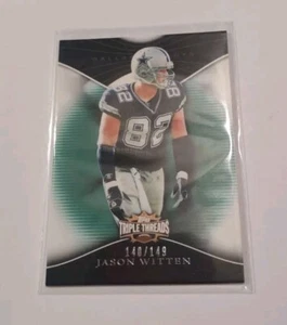 2009 Topps Triple Threads Jason Witten Emerald Parallel SP #/149 Cowboys  - Imagen 1 de 2