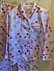 American Girl Child Size L Red and White Star Pajamas - Picture 1 of 10