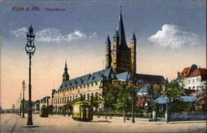 Postal de Colonia en el Rin ~ 1910 lote de calles con tranvía tranvía en la casa apilable - Imagen 1 de 2