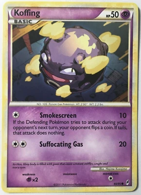 POKEMON KOFFING 60/95 CALL OF LEGENDS COMMON NEAR MINT - Image 1 of 2