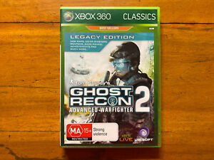 Legacy Edition GHOST RECON ADVANCED WARFIGHTER 2 Xbox 360 2 Disc Set Complete