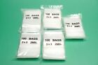 3" x 3" Reclosable Bags Clear 2mil Plastic Square Bags Squeeze Top Lock 500 Pcs