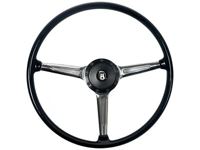 16.5 Black Steering Wheel 356 Style for 1960-74.5 VW Volkswagen Beetle Bug - Image 1 of 4