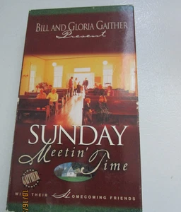 Gaither Gospel Series Sunday Time Bill & Gloria Gaither & Homecoming Friends VHS - Imagen 1 de 2