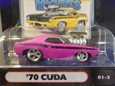 Plymouth 'Cuda 2000 1970 Funline Merchandising Inc. MÁQUINAS MUSCULARES 1:64 Foto 1 de 4