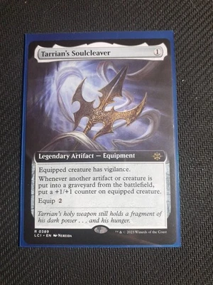 MTG - Tarrian's Soulcleaver. Lost Caverns of Ixalan. Extended Art Artifact. - Image 1 of 2