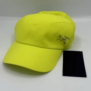 Arc'teryx Lightweight Calvus Yellow Hat Cap Performance L/XL Euphoria NWT - Picture 1 of 7