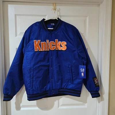 Chaqueta para hombre New York Knicks Ultra Game Conference King frontal a presión talla grande nueva con etiquetas Foto 1 de 4