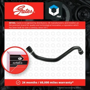Heater Hose fits BMW 318D E46 2.0D 03 to 05 Coolant Gates 11532249780 Quality - Picture 1 of 2