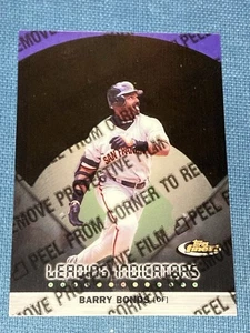 E479 1999 Topps Finest Leading Indicators Barry Bonds #L9 San Francisco - Picture 1 of 2