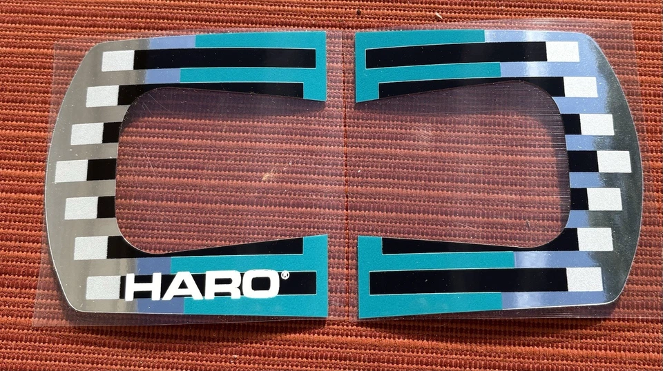 Old School BMX '88 TEAM HARO MASTER SPORT RODILLERA MANILLAR PEGATINAS VERDE AZULADO Foto 1 de 1