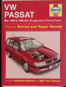 Volkswagen VW Passat (Petrol & Diesel) Haynes Workshop Manual 1988 to 1996 . - Picture 1 of 4