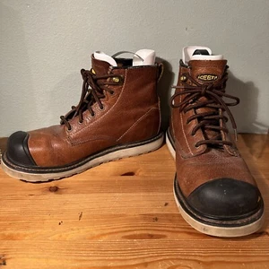 KEEN Utility Boots: Men's Brown 1007036 Wedge Sole EH Work Boots 10.5 EE - Picture 1 of 19