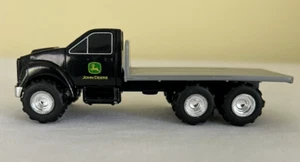 ERTL John Deere Flatbed Farm Truck Toy Black/Gray 1:64 Scale Diecast Plastic - Picture 1 of 19