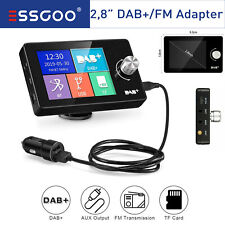 ESSGOO 2.8'' Auto DAB+ Autoradio Adapter FM USB Transmitter Empfänger Bluetooth