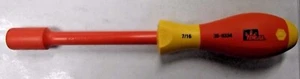 IDEAL Electrical 35-9334 7/16" SAE Insulated Nut Driver Germany - Picture 1 of 1