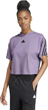 Sportswear Future Icons 3-Stripes T-Shirt, Purple, L