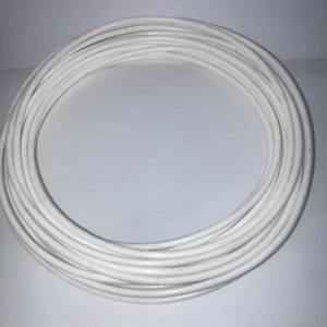12 Awg 19 Strand M16878/4-12 Teflón Blanco Plateado 25 ft Hank - Imagen 1 de 1