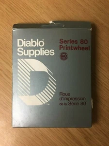 Diablo® Supplies Series 80 Printwheel 9R88207 Pica 10 / Elite 12 - New In Box - Picture 1 of 2