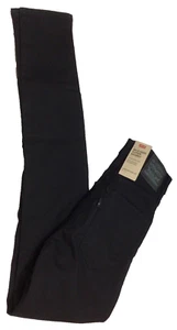 Womens 2 M Levi Strauss Mile High Super Skinny Black Jeans Denim Bottoms NWT - Picture 1 of 20