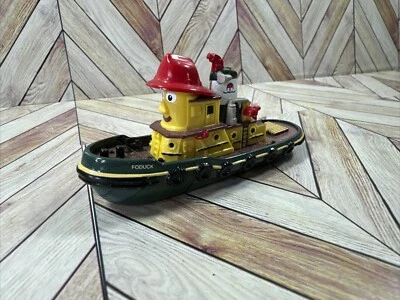 Boneco vintage 1998 ERTL Foduck Theodore rebocador bombeiro barco fundido - Imagem 1 de 4