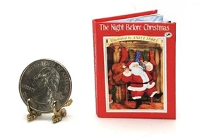1:6 SCALE MINIATURE THE NIGHT BEFORE CHRISTMAS ANITA LOBEL PLAYSCALE BARBIE - Picture 1 of 8