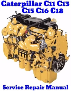 BEST Caterpillar C11 C13 C15 C16 C18 CAT ACERT Engine Service Repair Manual - CD - Picture 1 of 10
