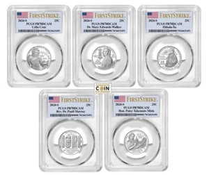 2024-PCGS PR-70 S Bandiera donna americana quarti prova primo colpo - Foto 1 di 3