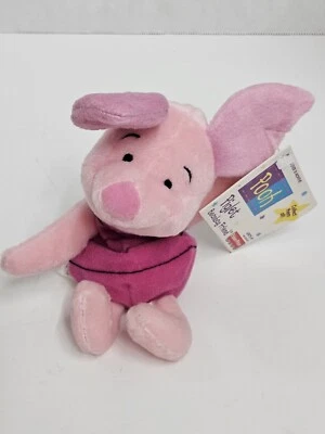 Disney Mattel Winnie the Pooh Friend Peluche Lechón Beanbag Amigo con Etiqueta  Foto 1 de 4