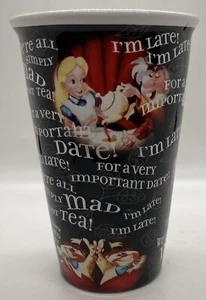 Taza de café Alicia en el País de las Maravillas Parques Disney "I'm Late" conejo gato de Cheshire  - Imagen 1 de 6