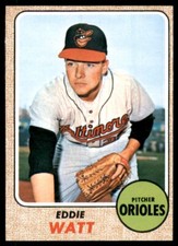 1968 Topps Eddie Watt Baltimore Orioles #186