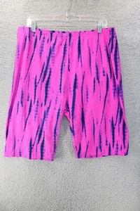 AQ Sports Girl's Biker Stretch Shorts Magenta Running X-Ray Zebra Plus 90s 3XL - Picture 1 of 5