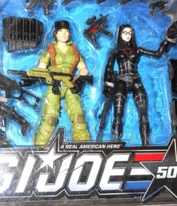 GI JOE 50th anniversary LADY JAYE BARONESS Toys R Us tru 2014 50 years complete - Picture 1 of 4