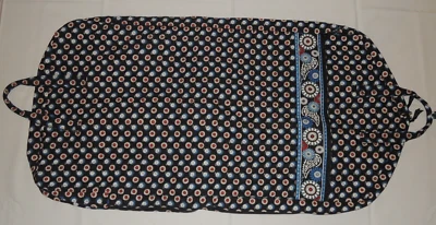 Vera Bradley Azul Blanco Rojo Flores y Búhos Prenda Bolsa de Viaje Equipaje Foto 1 de 4