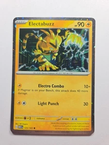 Electabuzz 125/165 SV: Scarlet & Violet 151 Cosmos Holo Promo Near Mint Pokemon - Picture 1 of 2
