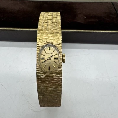 Accurist 17 Jewell’s Swiss Mechanical  plated Ladies Cocktail Watch not working - Image 1 of 4