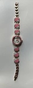 Hello Kitty Women Girls Bracelet Watch Kids Casual Rose Gold Pink - Picture 1 of 3