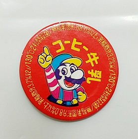 (Game Item) Milk Bottle Cap, 1-4, Super Mario Bros, Famicom, Menko, Nintendo.